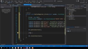 Уроки C# .NET Windows Forms / #6 - Регистрация пользователя в базе данных