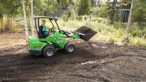Мини-погрузчики Avant - ландшафтный дизайн и озеленение