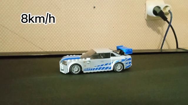 Тест на беговой дорожке Supra, Skyline, Dodge. #lego #легомульт #supra #skyline #dodge