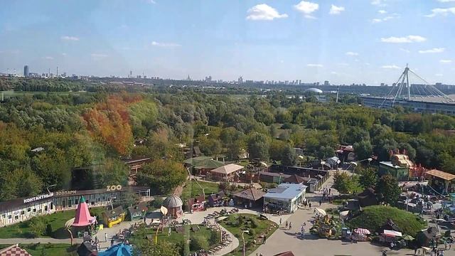 Москва. Парк СКАЗКА. Крылатское. Колесо обозрения. смотреть онлайн