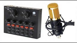 ТРЕК ЗА 5 МИНУТ С ПОМОЩЬЮ КАРТЫ Live Sound Card V8 И МИКРОФОНА BM 800