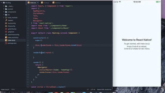 Getting started with Routing in React Native Part 1 смотреть онлайн