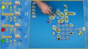 Carcassonne South Seas Game Play [4Player]