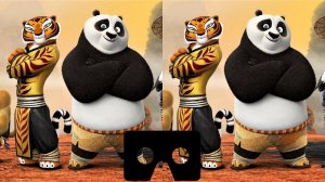 Kung Fu Panda 3D video SBS VR Box google cardboard 2