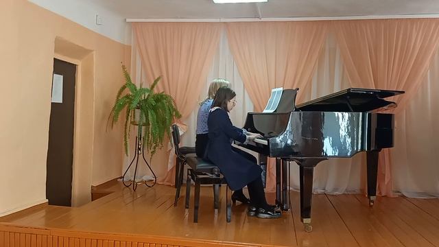 Набокина Ольга, Дутова Ольга Анатольевна "Весёлый слонёнок" В.Комаров, переложение Д.Федосова смотреть онлайн