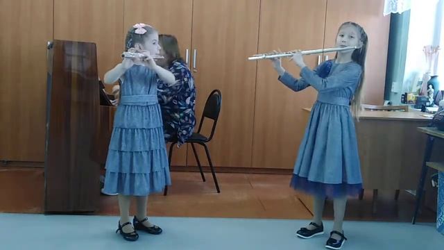 Дуэт флейт "Колибри" И.Дунаевский "Колесо в Центральном парке" смотреть онлайн