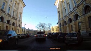 Утро в С.Петербурге. Видеорегистратор Artway AV-711.