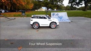 Детский электромобиль-джип Range Rover A 444 MP на резиновых колесах