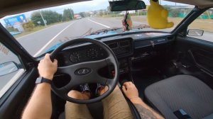 TEST DRIVE На VAZ 2107 1,6 MT ВИД От первого лица!