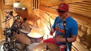 ACDC Back in Black Drums - Hard Rock Drum lesson Урок игры на барабанах