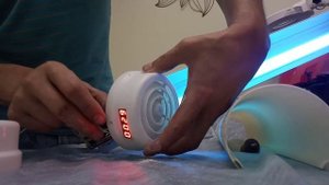 Как у бактерицидного облучателя-рециркулятора настроить счетчик часов наработки времени