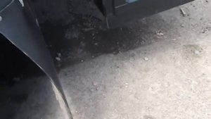 Доработка брызговиков на грузовике. Finalization of mudguards on the truck.