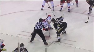 Fight: Bill Guerin vs Tim Gleason (12-7-2009)