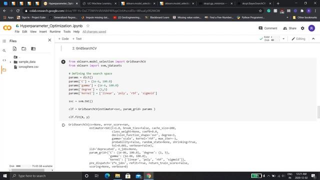 Machine learning Tutorial in Python - Hyperparameter optimization ( Grid Search , Random Search) смотреть онлайн