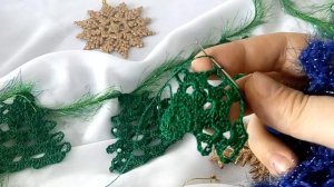МК ПО ВЯЗАНИЮ: ЁЛКА КРЮЧКОМ/КАК СВЯЗАТЬ ЁЛКУ КРЮЧКОМ/crochet christmas tree