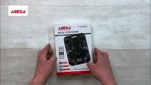 Распаковка кухонных весов / Unpacking of kitchen scales ARESA AR-4317