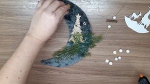 Новогодний МЕСЯЦ | новогодний декор своими руками