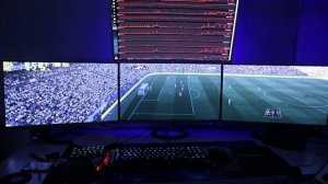 3 Screen Gaming:  FIFA 17  (Real Madrid VS Barcelona) GTX 1070 SLI