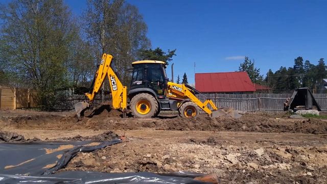 MasicHouse - Фундамент монолитная плита. Копка котлована. смотреть онлайн