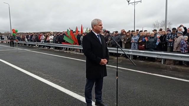 Открытие моста в Новополоцке