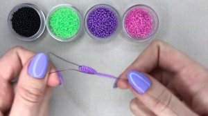 Как сплести баклажан из бисера?  Овощи из бисера параллельным плетением. Diy