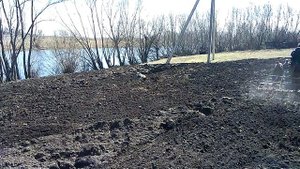 Самодельный трактор с гидравликой, мотор УД2