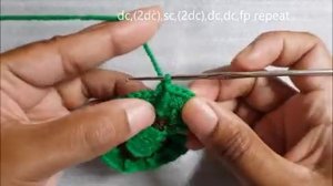 How to Crochet Red Geranium flower