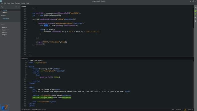 Easy JavaScript - Get and Parse JSON data via AJAX Call (48)