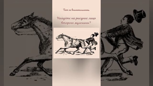 головоломка с ответом, найдёте на рисунке лицо второго мужчины?