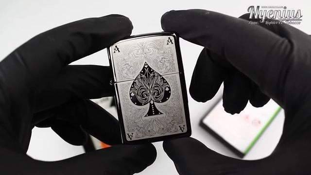 Unboxing Zippo 28323 Ace Filigree смотреть онлайн