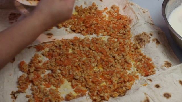 Очень Вкусный мясной пирог из лаваша.