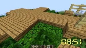 Домик на дереве в майнкрафт за 20 минут   MInecraft   Майнкрафт карта