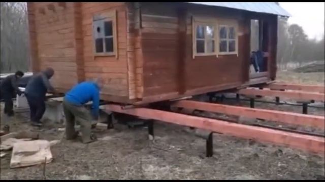 Ремонт, перенос дома на свайно-винтовой фундамент. Полная замена железнобетонного фундамента.