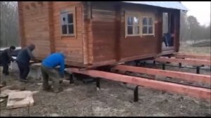 Ремонт, перенос дома на свайно-винтовой фундамент. Полная замена железнобетонного фундамента.