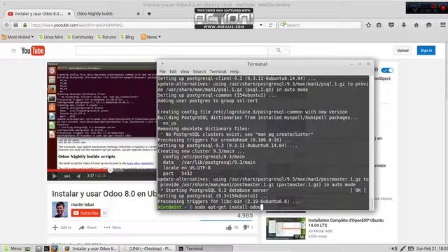 Como installar ODOO 9.0 en LINUX MINT смотреть онлайн