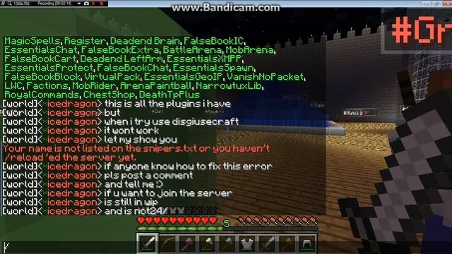 how to fix minecraft disguisecraft plugin for bukkit error смотреть онлайн