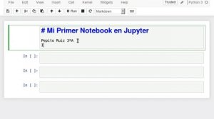 Jupyter 01: Introducción a Jupyter y MarkDown