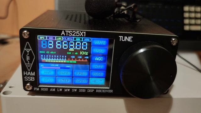 Всеволновый радиоприемник ATS25X1. 80 м LSB. смотреть онлайн