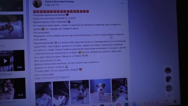 НУЖНА ВАША ПОМОЩЬ!!! СПАСЕНИЕ МАЛЕНЬКОЙ ЖИЗНИ