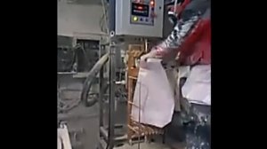 Дозатор  пневматический ДКМ(П)-4 в работе. Фасовка в клапанные мешки. Известь. г.Ковров.
