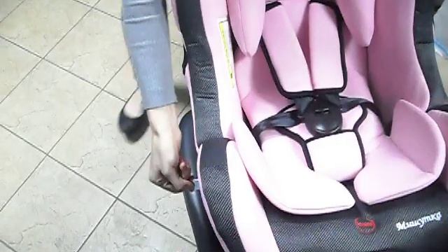 Устновка Автокресла  LB 718 от 0 до 9 кг смотреть онлайн