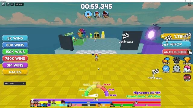 Roblox Race Clicker GUI Script | Auto Farm, Auto Rebirth, And Auto Clicker смотреть онлайн