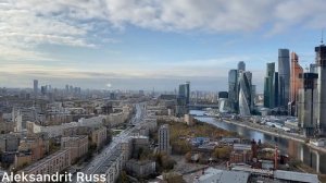 Современная Москва. Вид на Москву с высоты.