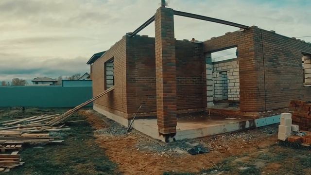 Вальмовая кровля 196 m2 " гибкая черепица"#Технониколь#строительство#вальмоваякровля#_buildinghouse