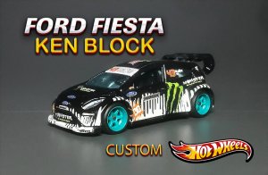 Ford Fiesta Ken Block Hot Wheels Custom