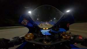 SUZUKI GSX-R1000R ASMR NIGHT RUN