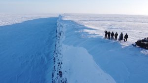 Снегоходная Экспедиция к острову Большой Бегичев в море Лаптевых 2021. RI0Q