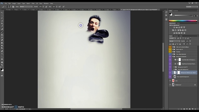Shatter Photoshop Effect Tutorial