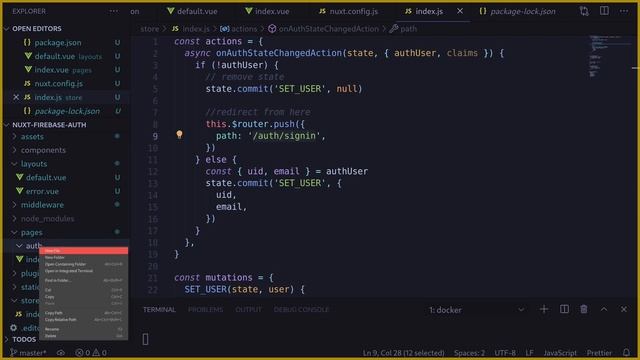 Email and Password Authentication using Firebase, Nuxtjs and Vuetify смотреть онлайн