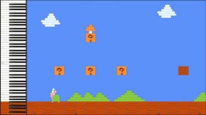 Synthesia Pictures - Super Mario Bros. (World 1-1)